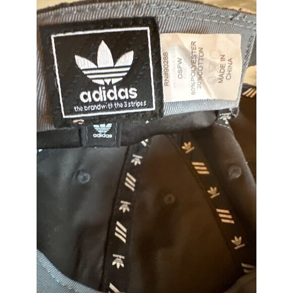 Adidas OSFM Black Baseball Cap Adjustable Strap - Picture 5 of 6